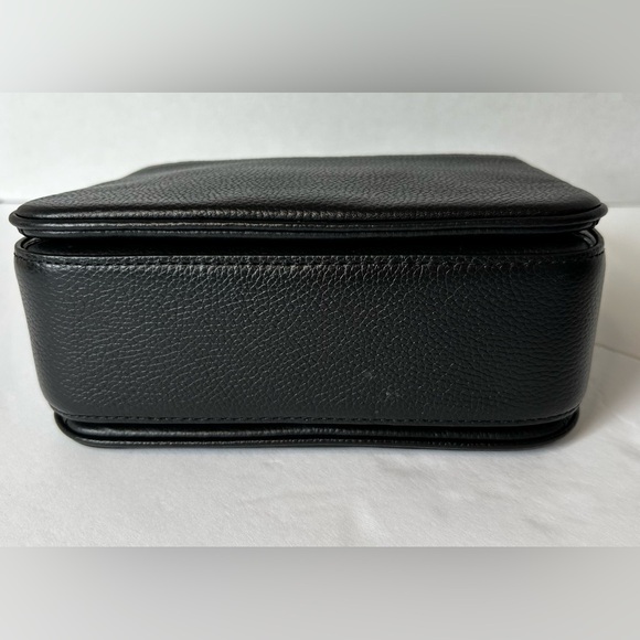 Coach Black Crossbody Bag with Gold Accents - Picture 4 of 10